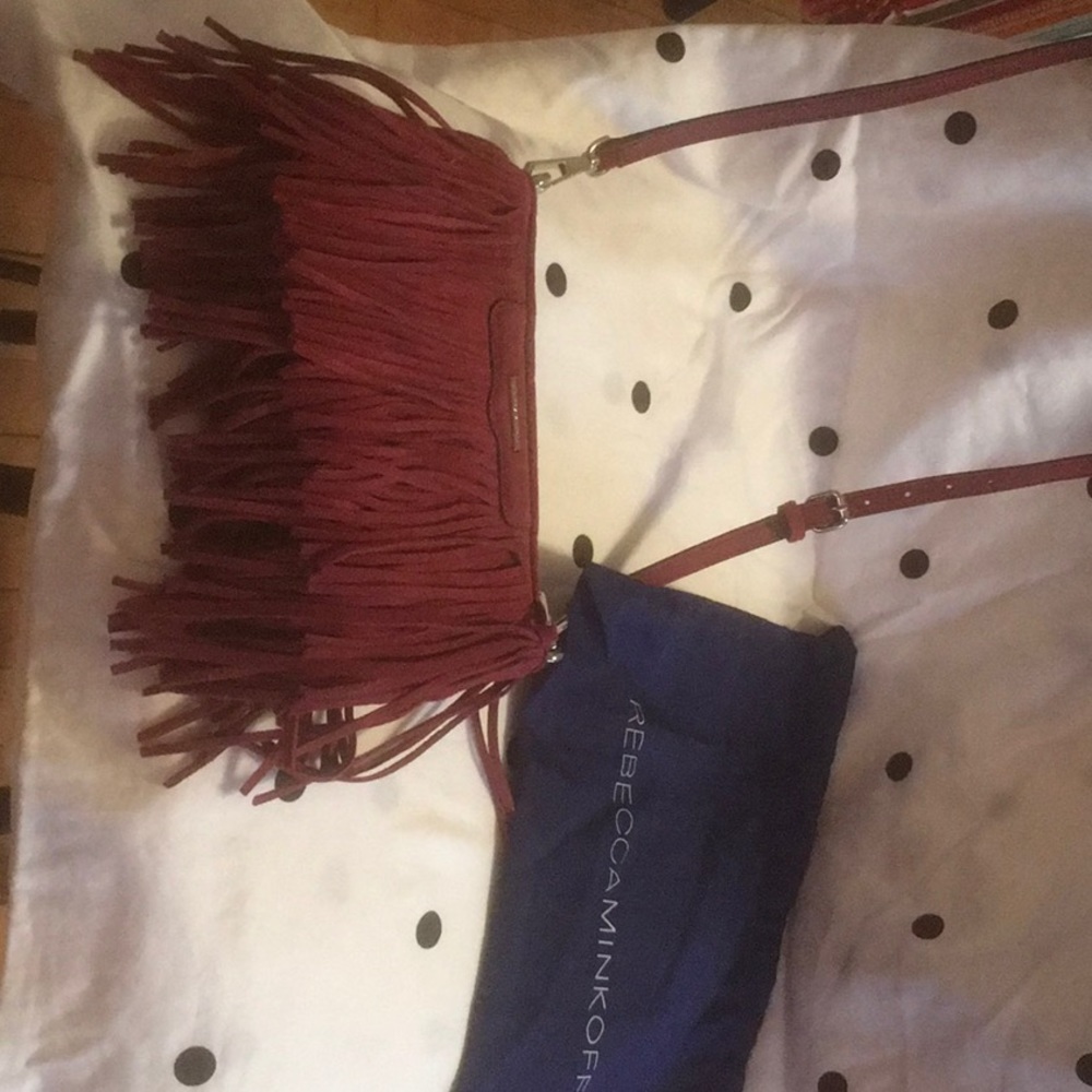 Fringed Rebecca Minkoff crossbody bag